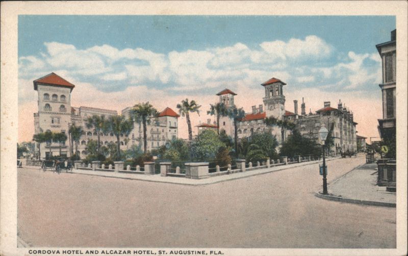 Cordova and Alcazar Hotels, St. Augustine Florida