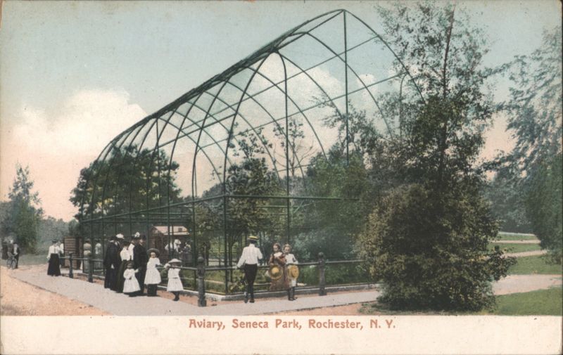 Aviary, Seneca Park, Rochester, N. Y. New York