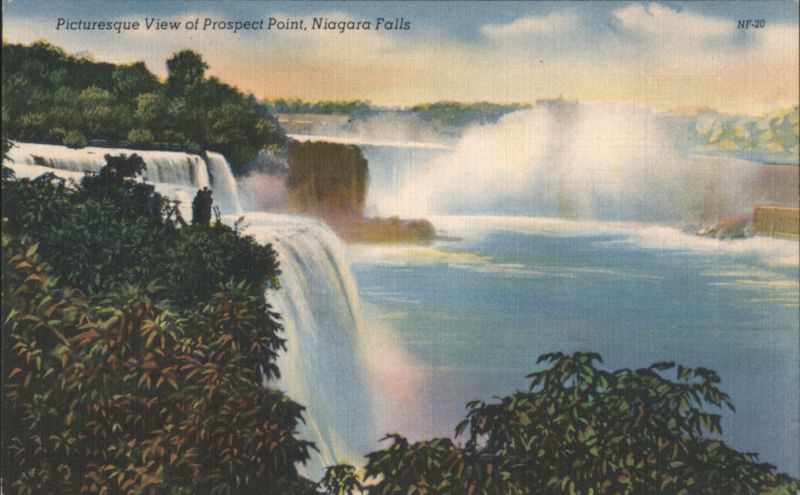 Picturesque View of Prospect Point, Niagara Falls New York