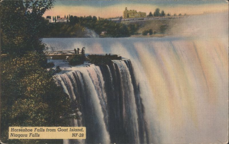 Horseshoe Falls from Goat Island Niagara Falls New York