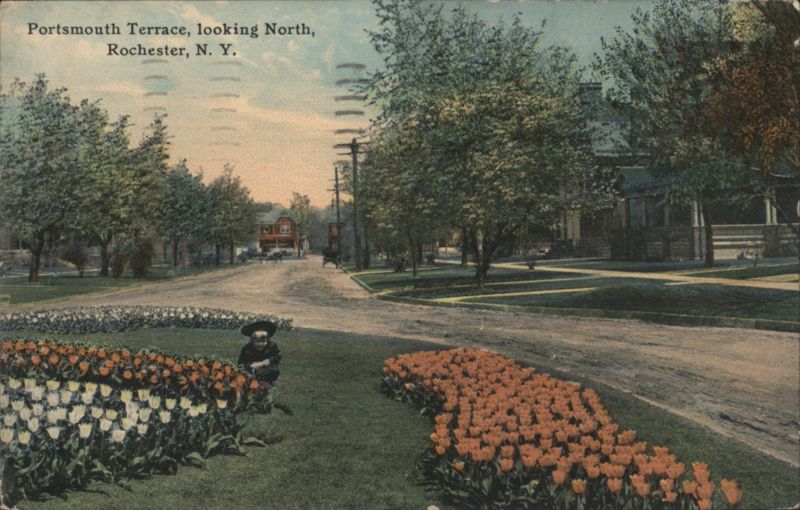 Portsmouth Terrace, looking North Rochester New York