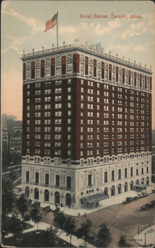 Hotel Statler, Detroit Michigan