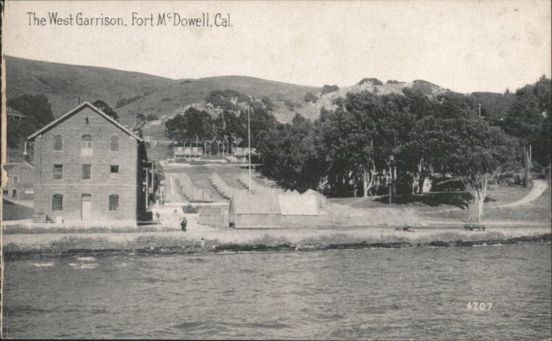 The West Garrison, Fort McDowell, Cal. Angel Island California