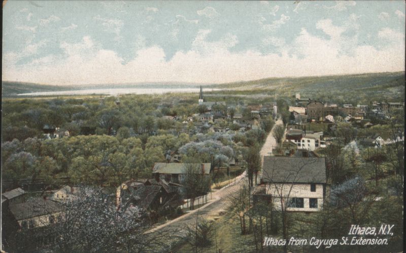 Ithaca from Cayuga St. Extension New York