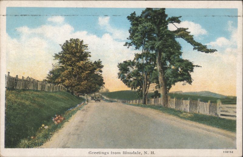 Greetings from Hinsdale, N. H. New Hampshire