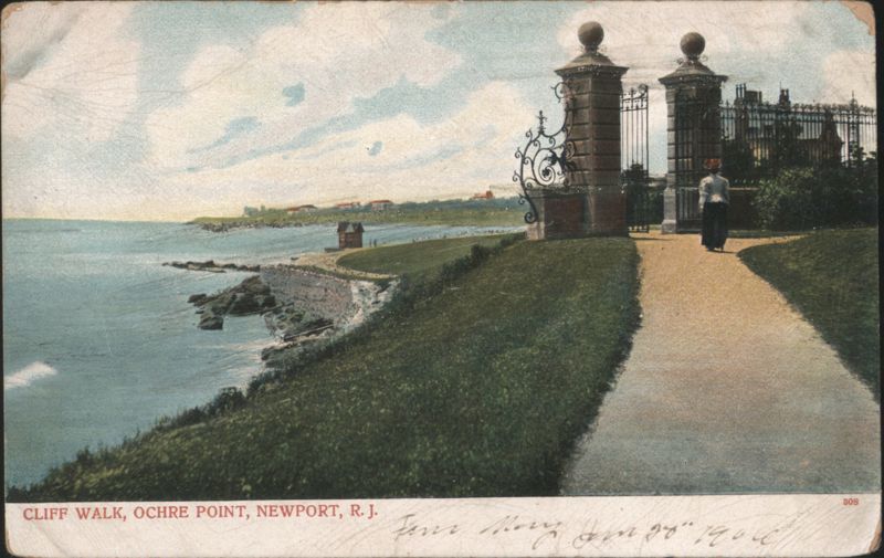 Cliff Walk, Ochre Point, Newport, RI Rhode Island