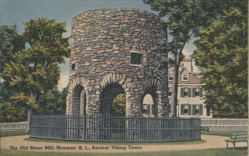 Old Stone Mill, Ancient Viking Tower Newport Rhode Island