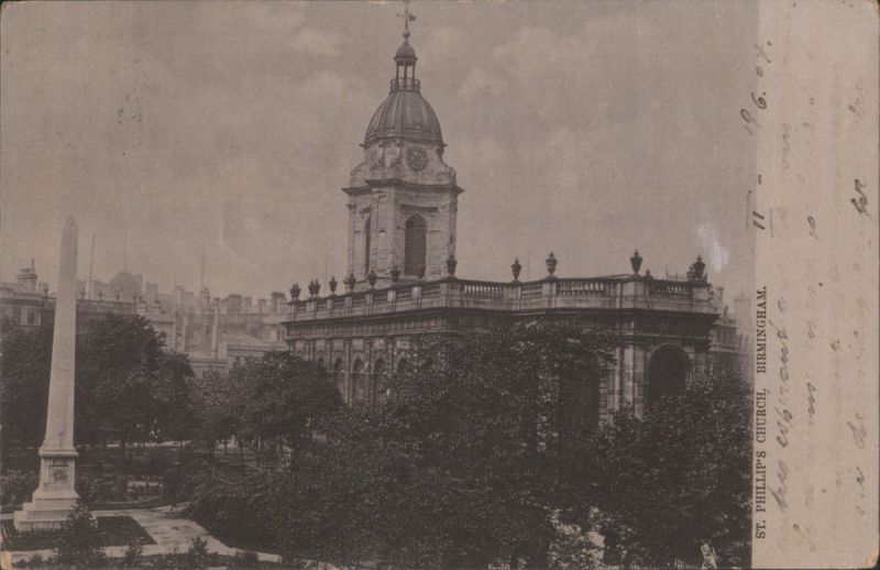 St. Philip's Church, Obelisk Birmingham United Kingdom