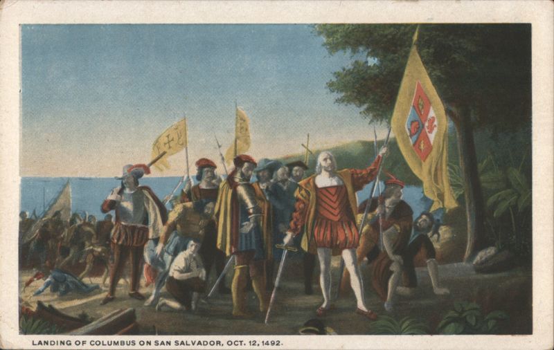 Landing of Columbus on San Salvador, Oct. 12, 1492
