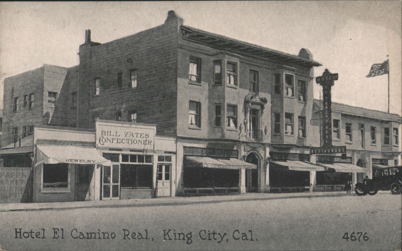 Hotel El Camino Real, Bill Yates Confectioner King City California