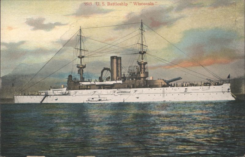 U. S. Battleship Wisconsin Battleships