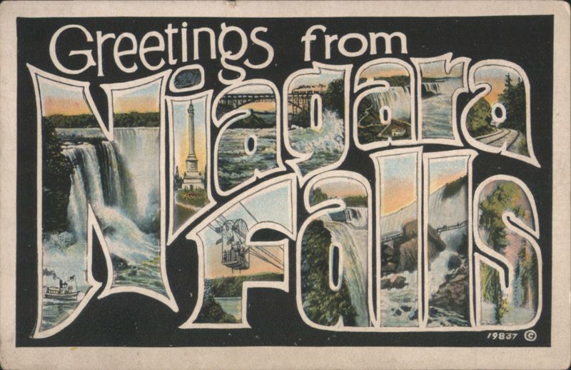 Greetings from Niagara Falls, Scenic Views & Landmarks New York
