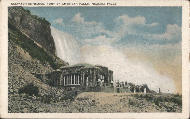 Elevator Entrance, Foot of American Falls, Niagara Falls New York
