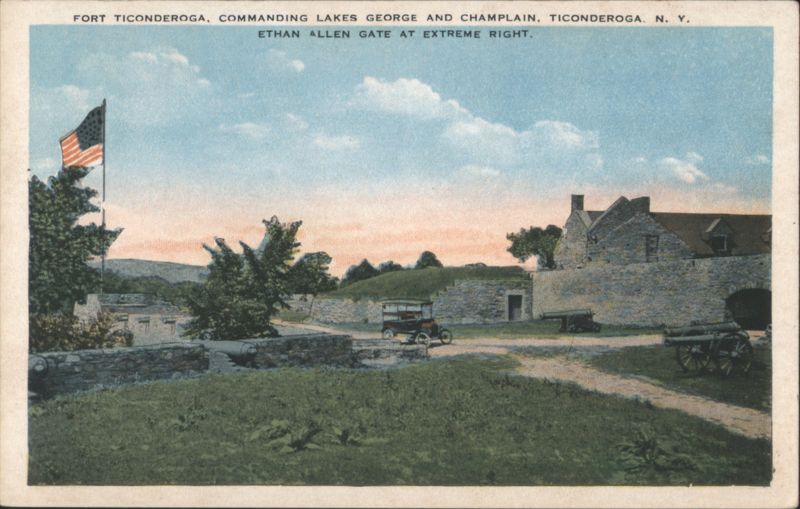Fort Ticonderoga, Lakes George & Champlain, Ethan Allen Gate New York