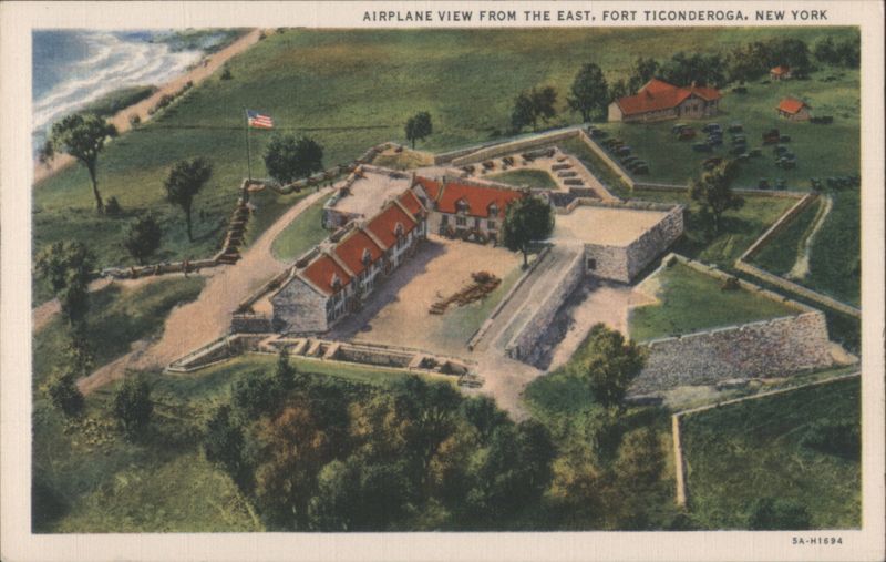 Airplane View from the East, Fort Ticonderoga New York