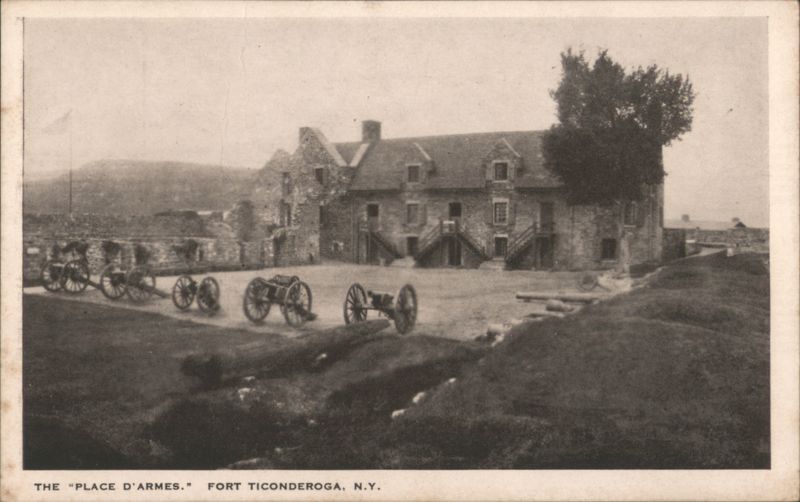 Place D'Armes, Fort Ticonderoga, Cannons New York