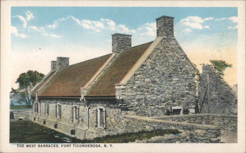 The West Barracks, Fort Ticonderoga New York