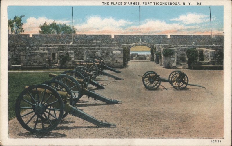 The Place d'Armes Fort Ticonderoga, NY New York