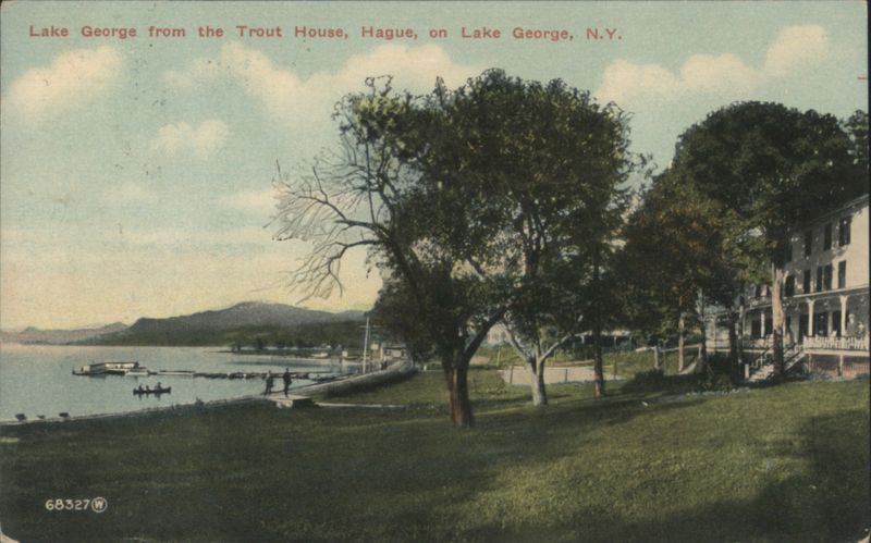 Lake George from the Trout House, Hague, NY New York