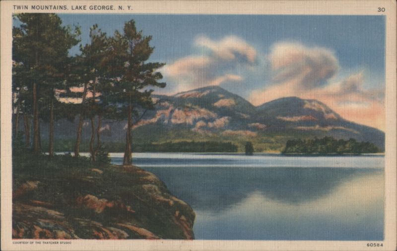 Twin Mountains, Lake George, NY New York Thatcher Studio