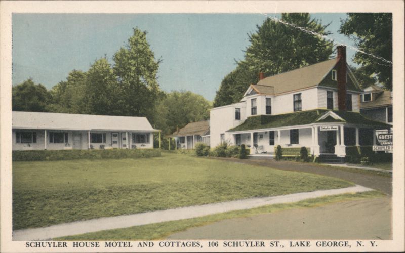Schuyler House Motel and Cottages, Lake George New York