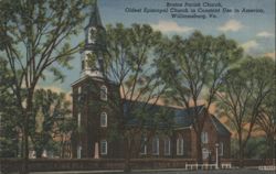 Bruton Parish Church, Oldest Episcopal Church in America Postcard