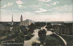Capitol Square, Richmond Postcard