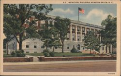 Municipal Building, Winston-Salem Postcard