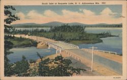 South Inlet at Raquette Lake, Adirondack Mts. Postcard