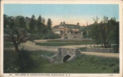 The Lodge in Custer State Park, Black Hills, SD Postcard