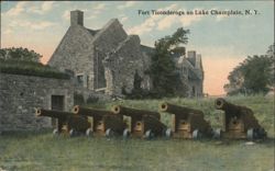 Fort Ticonderoga on Lake Champlain, N. Y. Postcard