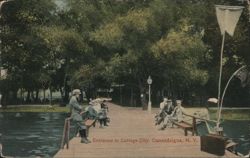 Entrance to Cottage City, Canandaigua, N. Y. Postcard