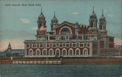 Ellis Island Immigration Depot, New York City Postcard
