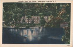 Lake Susan and Assembly Inn by Night Postcard