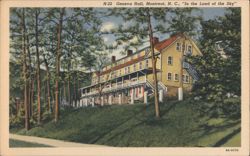 Geneva Hall, Montreat, NC, In the Land of the Sky Postcard