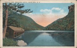 Profile Lake, Franconia Notch, White Mts., N. H. Postcard