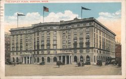The Copley Plaza, Boston, Mass. Postcard