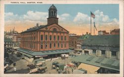Faneuil Hall, Boston, MA Postcard