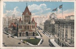 Trinity Church, Copley Square, Boston Postcard