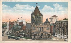 Trinity Church, Copley Square, Boston Postcard