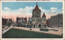 Trinity Church and Copley Square Postcard