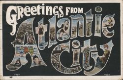Greetings from Atlantic City, NJ Postcard