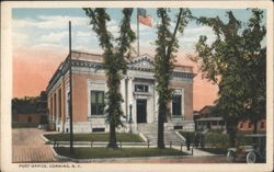 Post Office, Corning, NY Postcard