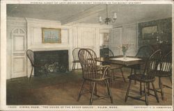 Dining Room, House of Seven Gables, Secret Stairway Closet Postcard