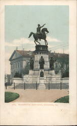 Washington Monument, Richmond Postcard