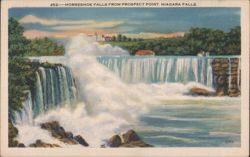 Horseshoe Falls from Prospect Point, Niagara Falls Postcard