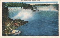 General View, Niagara Falls Postcard