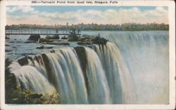 Terrapin Point from Goat Isle, Niagara Falls Postcard