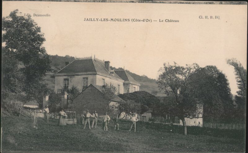 Jailly-les-Moulins, Le Château Côte-d'Or France H, B. Dij.