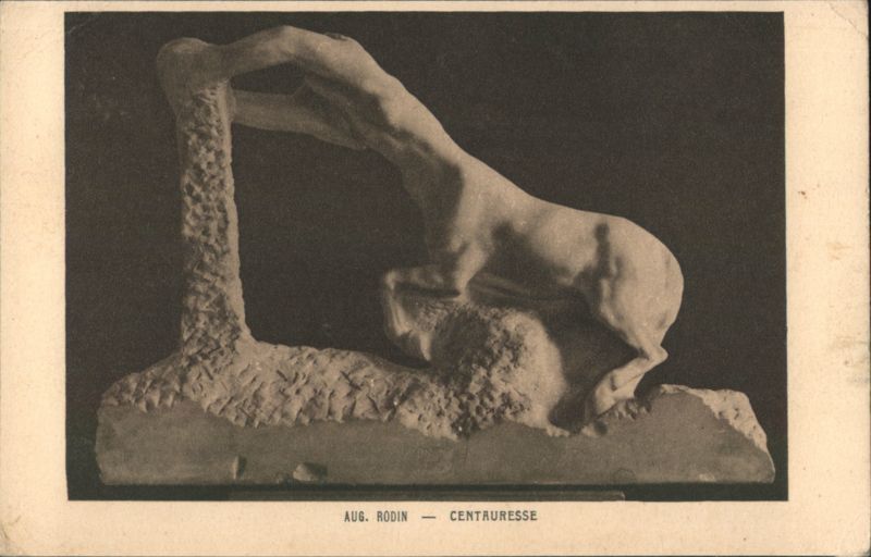 Auguste Rodin Centauress Sculpture Sculpture & Carving